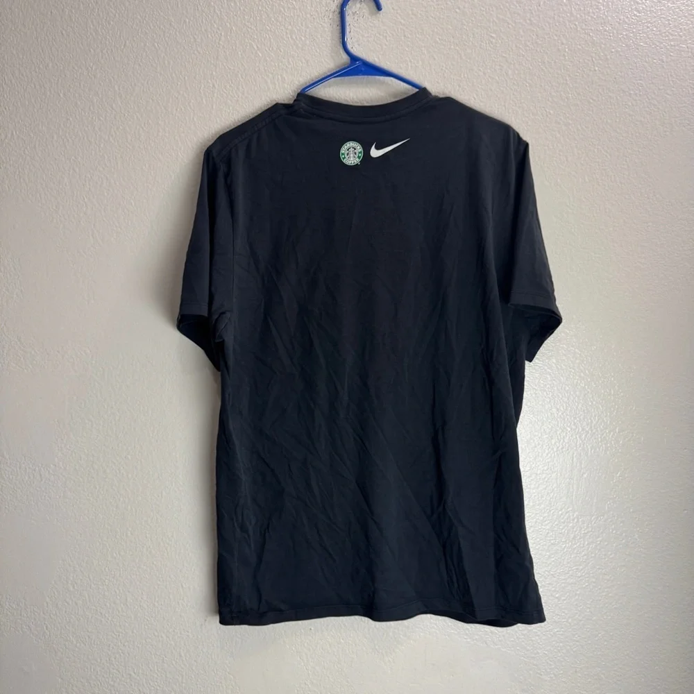 Nike Starbucks Running Club Vintage Shirt Size Large - Picture 4 of 7